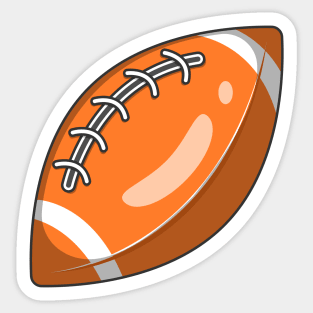 Rugby Ball Sticker